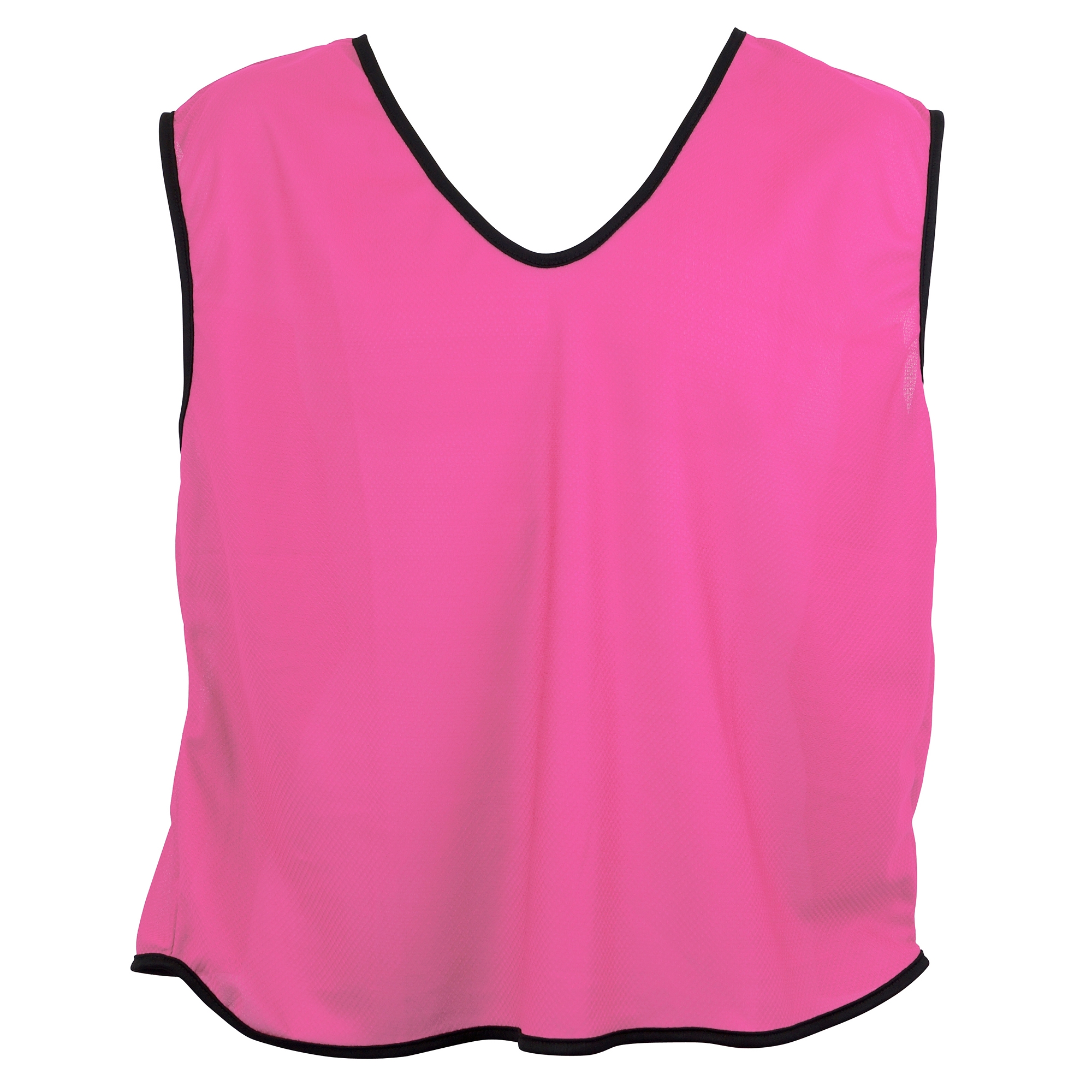 Plain Mesh Training Bib Age 10-14 years - Pink - Pack 10